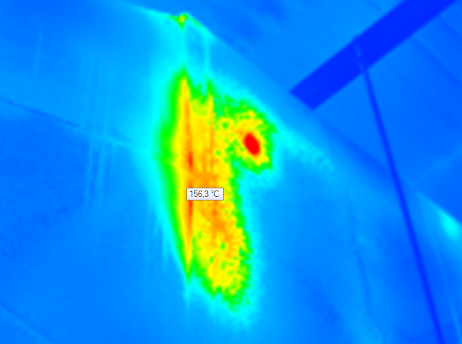Thermografie KTL-Trockner Undichtigkeiten